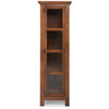 Sunrise Narrow Cabinet – Glass Door | Compact Storage